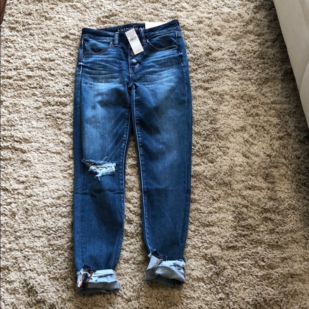 American Eagle Hi Rise Jegging Crops